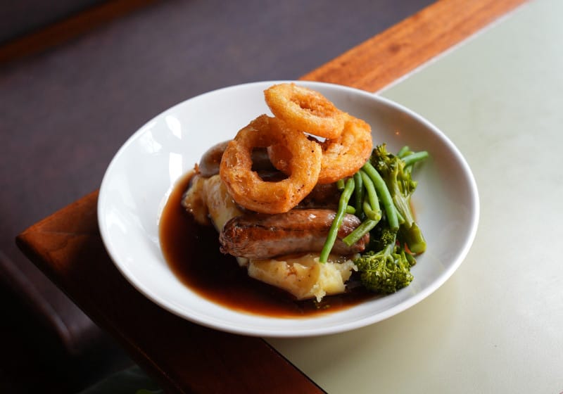 Food - Food bangers and mash